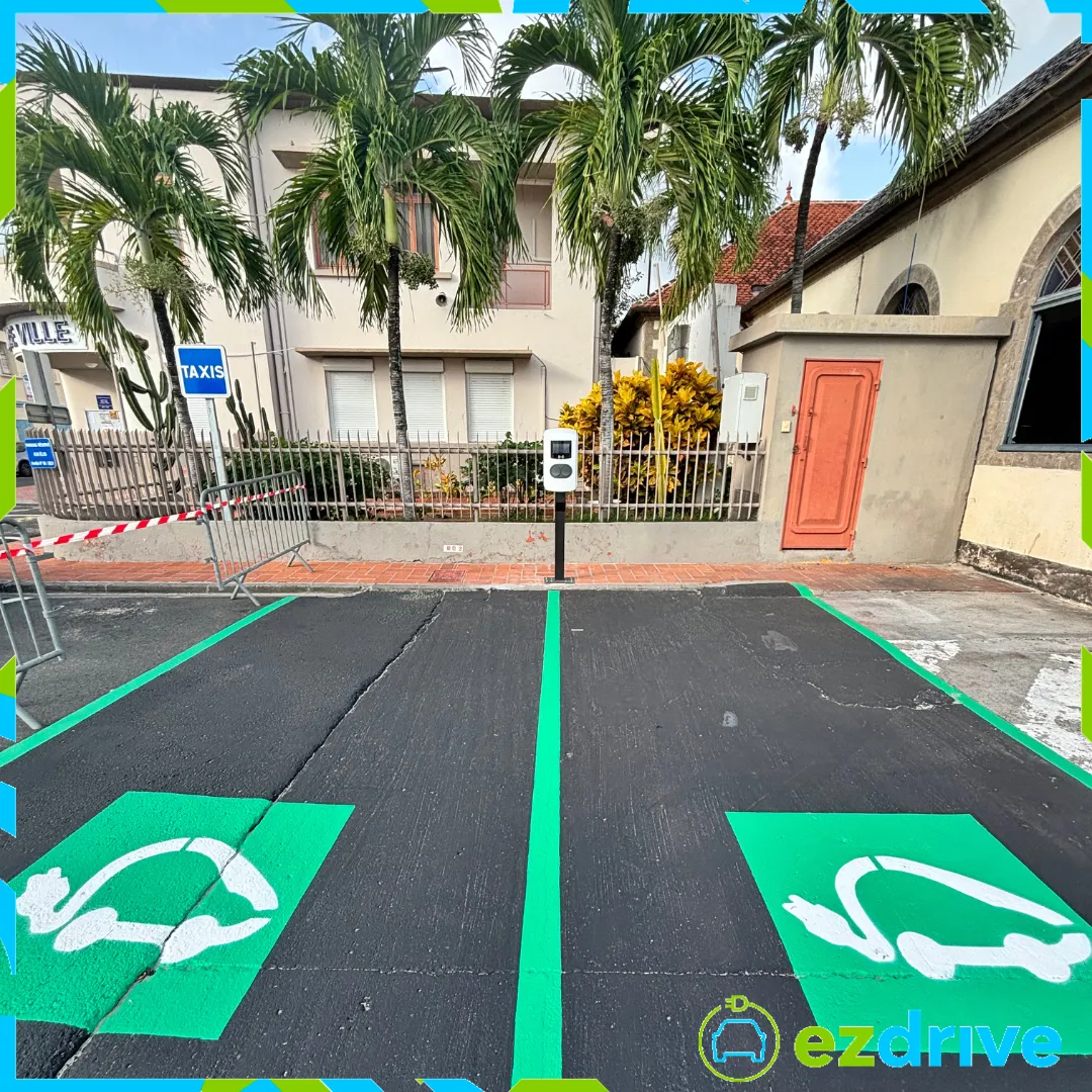 Installation EZdrive par technicien IRVE sur le terrain en Outre-mer